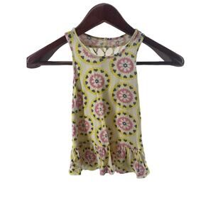 Silkberry Baby Girls' Floral Print Strappy Tank Top Size 12-18 Months